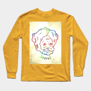 Optical Illusion Portrait Long Sleeve T-Shirt